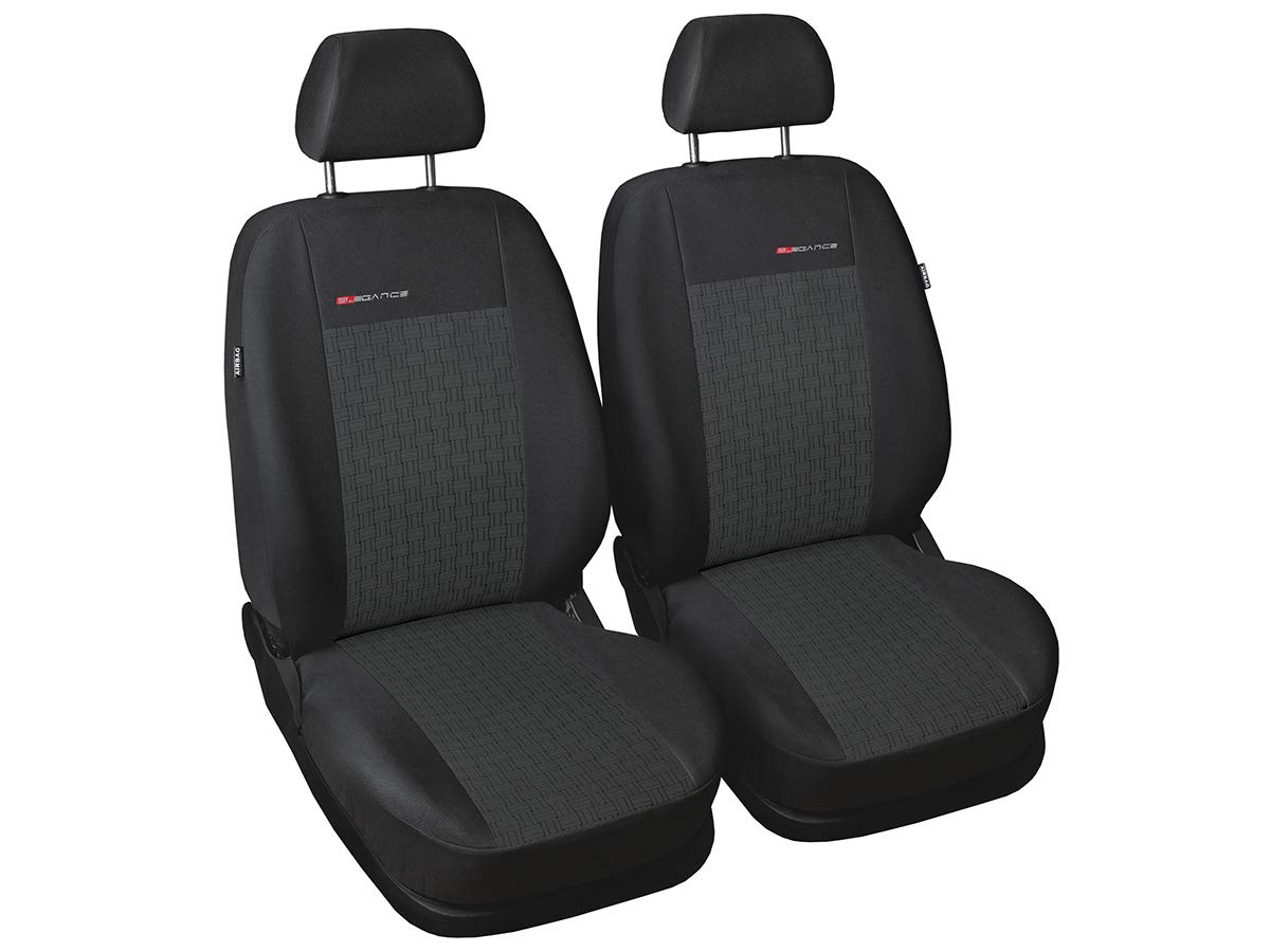 CADDY Sitzbezüge nach Maß Autoplanen perfekte Passform Schonbezüge Sitzschoner Velour + Strickpolster ®Auto-schmuck (Caddy III 1+1 p1) von CADDY