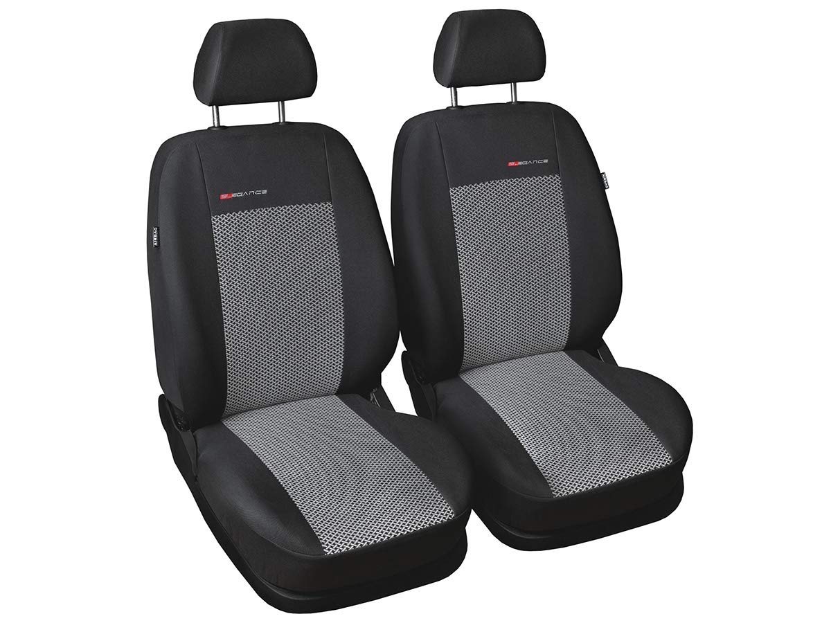 CADDY Sitzbezüge nach Maß Autoplanen perfekte Passform Schonbezüge Sitzschoner Velour + Strickpolster ®Auto-schmuck (Caddy III 1+1 p2) von CADDY