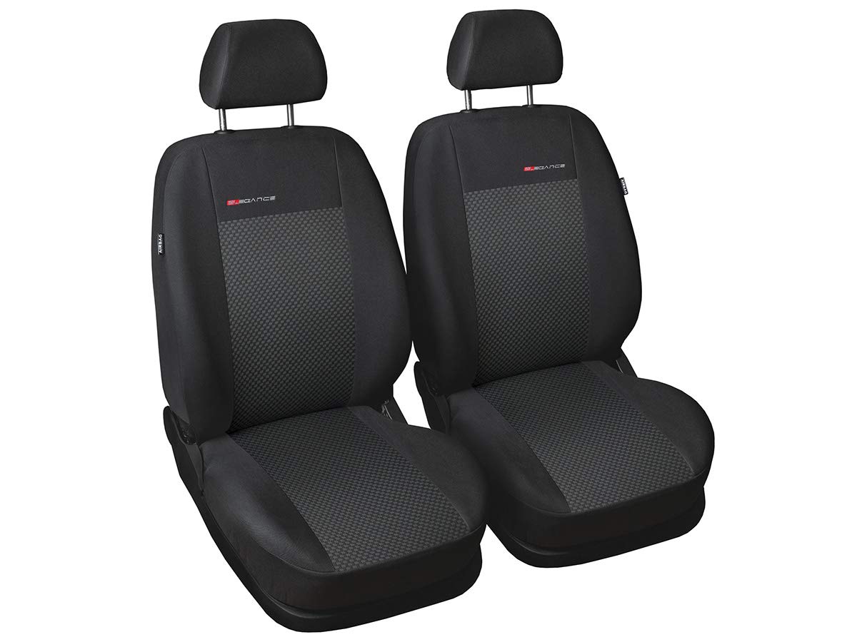 CADDY Sitzbezüge nach Maß Autoplanen perfekte Passform Schonbezüge Sitzschoner Velour + Strickpolster ®Auto-schmuck (Caddy III 1+1 p3) von CADDY