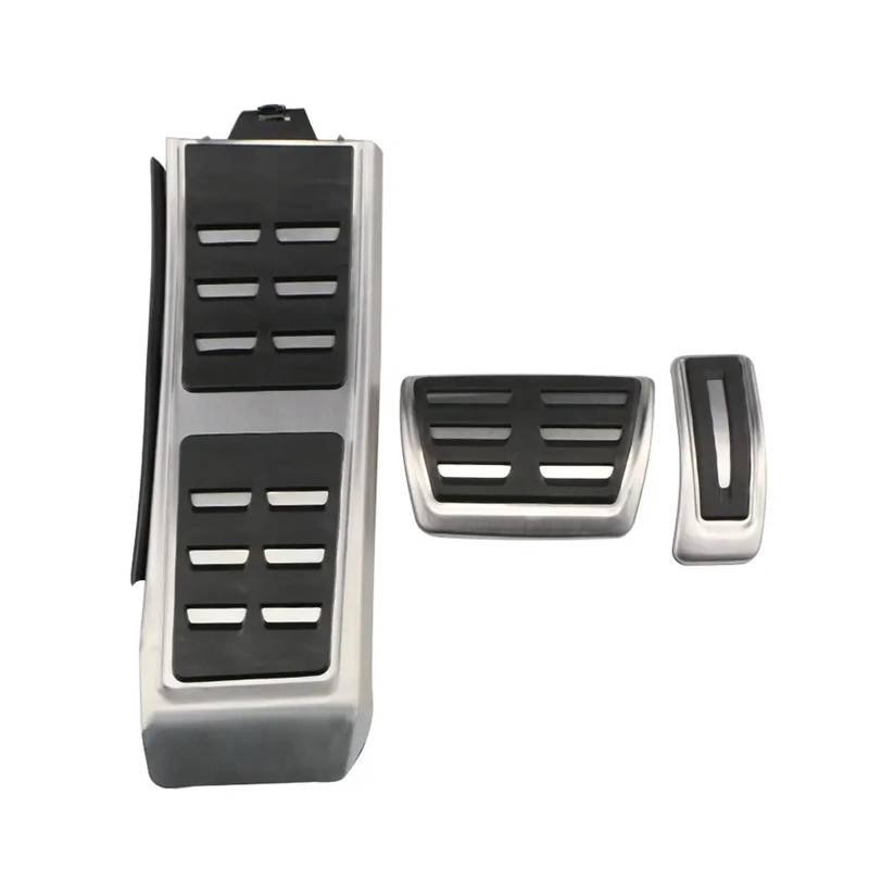 Auto Bremspedal Für A4 B8 A6 A7 A8 S4 RS4 A5 S5 RS5 8T Q5 SQ5 8R Auto Pedale Gas Bremse Rest Pedal Abdeckung Edelstahl Pad Pedalkappen(AT with rest) von CAIDIS