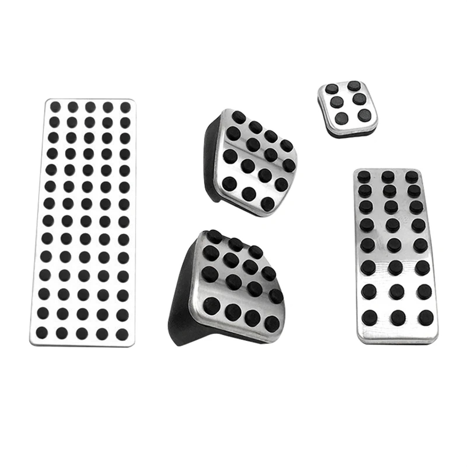 Auto Bremspedal Für Benz ABR Classe W176 W177 W164 W245 W246 C118 W167 W168 W247 CLA GLA GLE ML AMG Auto Accelerator Bremse Pedal Abdeckung Pedalkappen(Footrest MT 5pcs) von CAIDIS