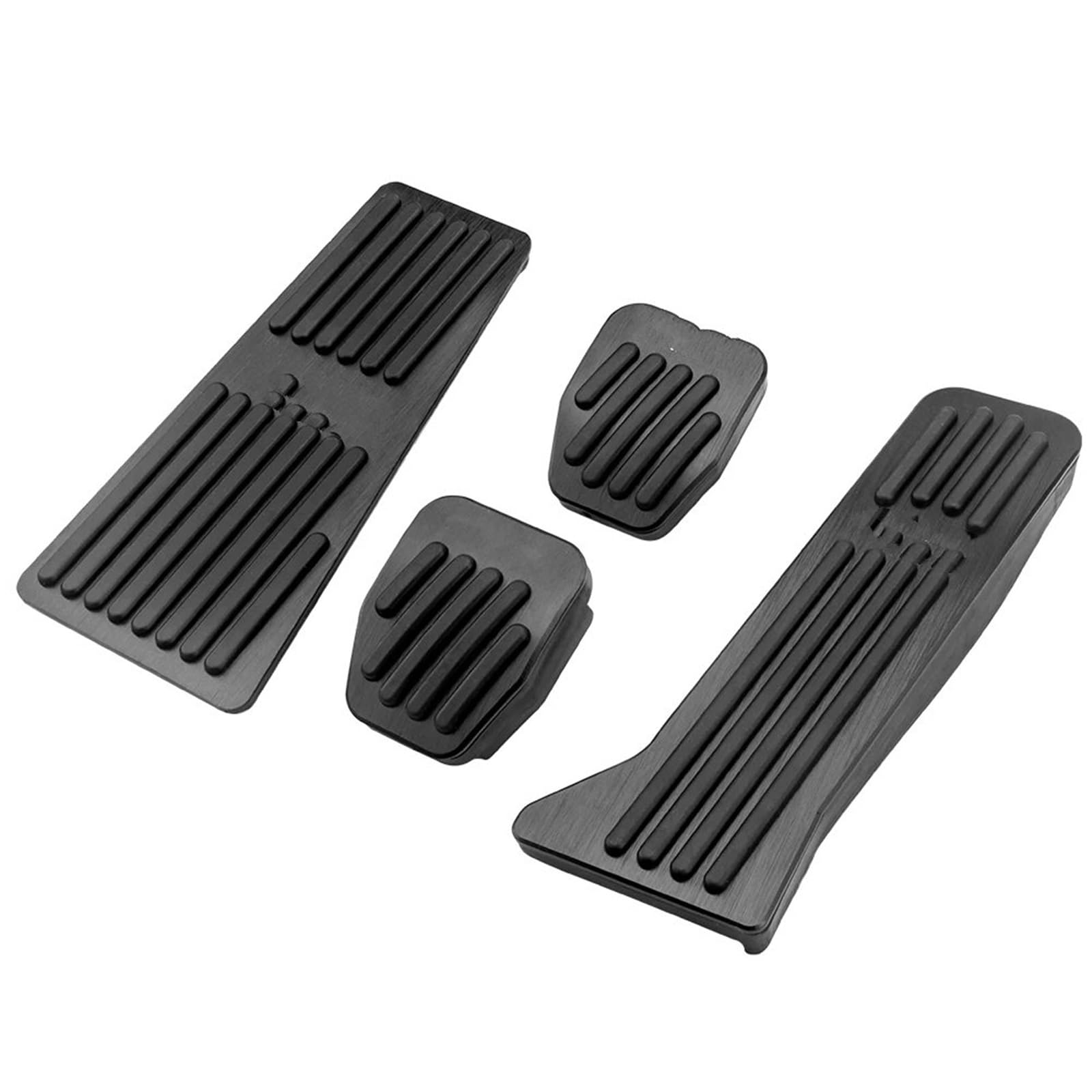 Auto Bremspedal Für Mazda 2 Für Dome 3 BM 6 GL GJ CX-5 CX5 KE KF CX3 CX-3 CX7 CX-7 CX-8 CX8 CX9 CX-9 Auto Gaspedal Fußstütze Bremse Kupplung Pedal Pad Pedalkappen(LHD MT 4pcs) von CAIDIS