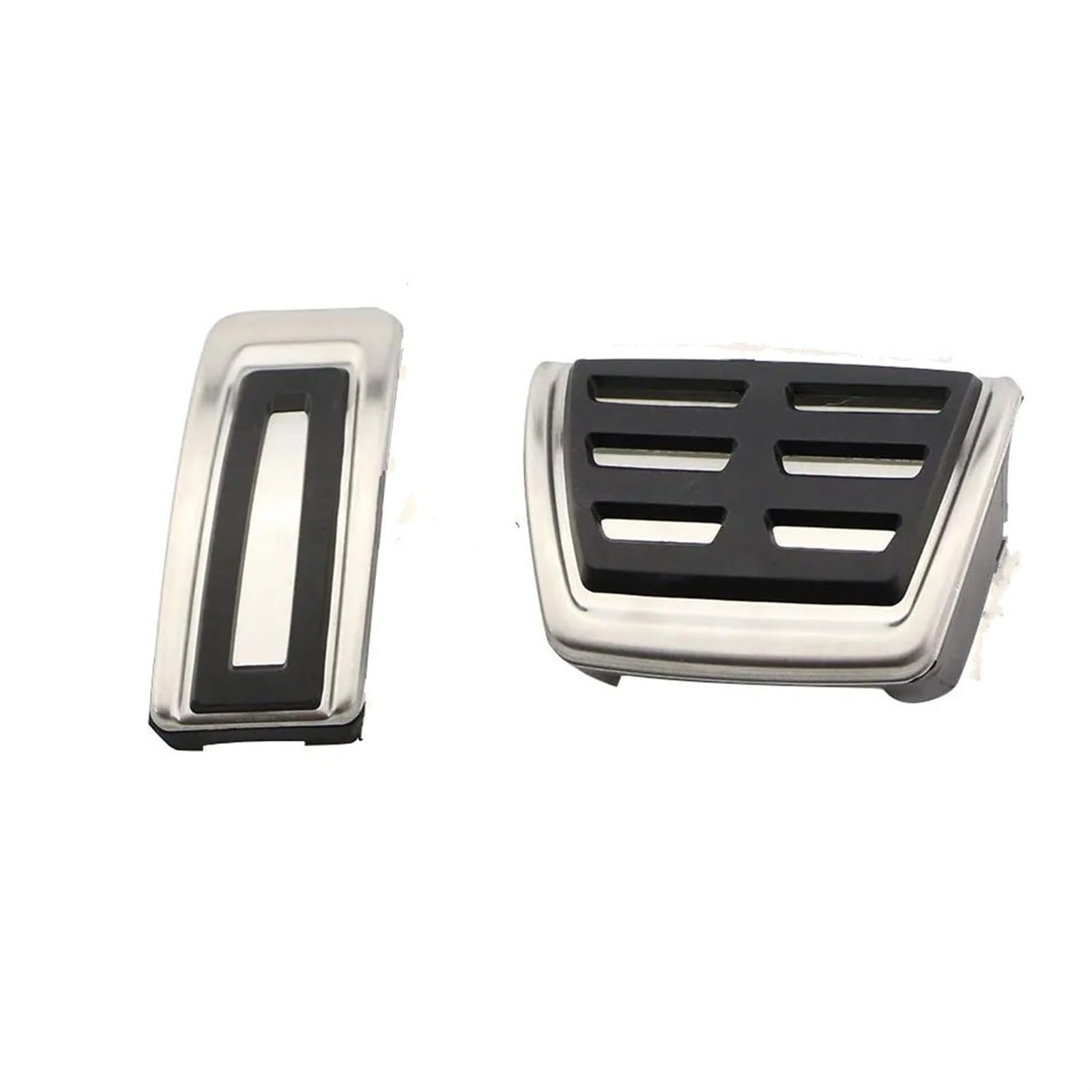 Auto Bremspedal Für Skoda Für Octavia A7 Für VW Für Golf 7 8 Autozubehör Auto-Styling Sport Kraftstoffbremse Dead Pedal Cover Set Pedalkappen(AT 2 pcs) von CAIDIS