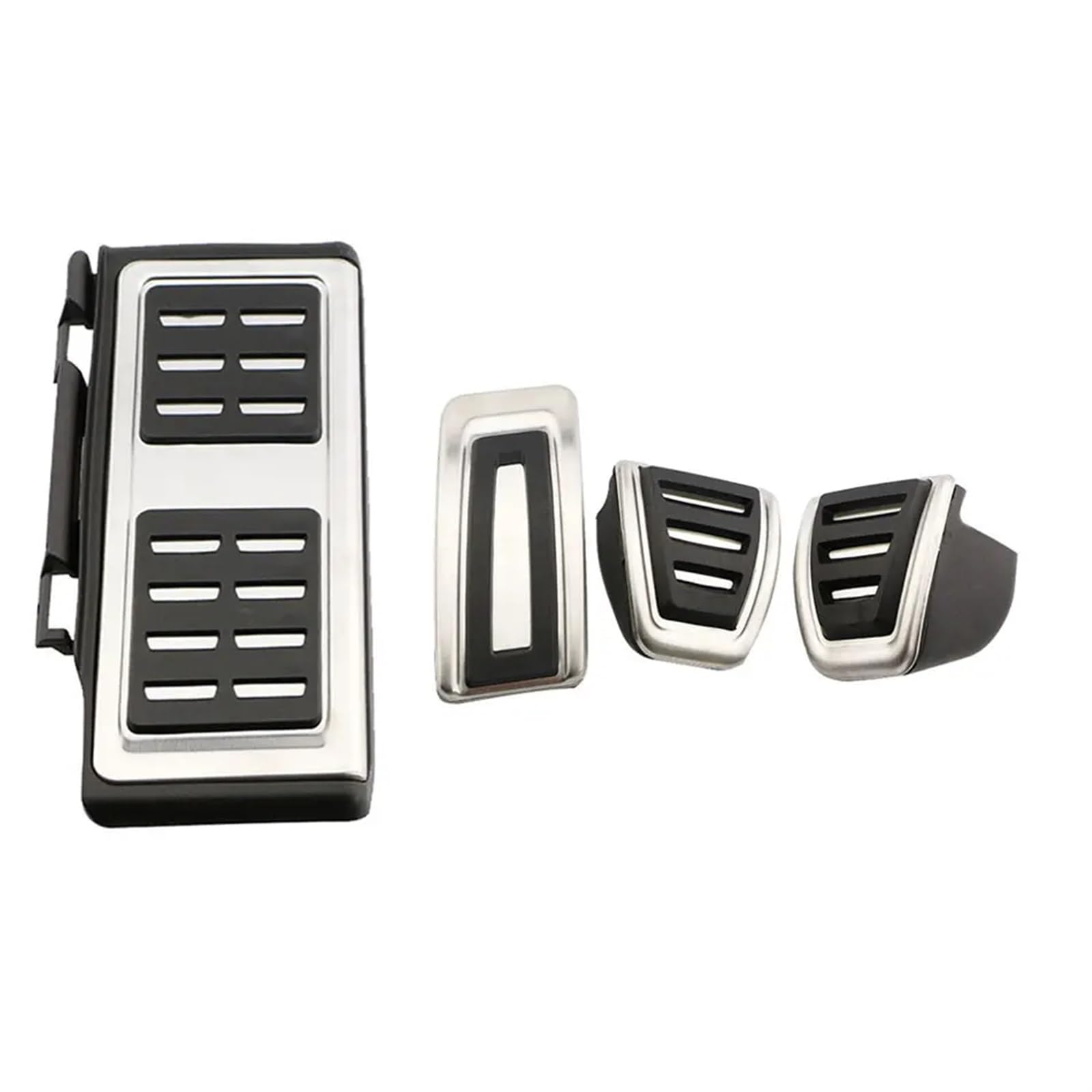 Auto Bremspedal Für Skoda Für Octavia A7 Für VW Für Golf 7 8 Autozubehör Auto-Styling Sport Kraftstoffbremse Dead Pedal Cover Set Pedalkappen(MT 4 pcs) von CAIDIS