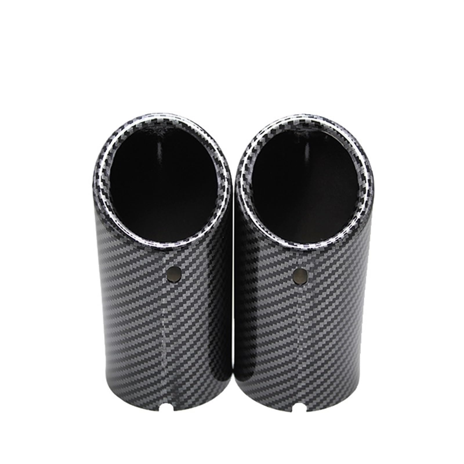 Auto Endrohrblenden Für A3 A1 Für A4 B8 2009-2016 Für Q5 2009-2012 Auto Zubehör 76mm Auto Auspuff Spitze Abdeckung Auspuff Endrohre(2pcs Carbon Fiber) von CAIDIS