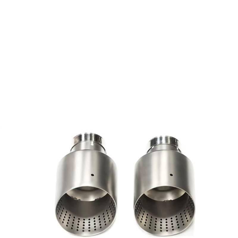 Auto Endrohrblenden Für VW Für GTI MK7 Für Golf7 Düse 60MM 63mm Schalldämpfer Spitze 1 Pcs Matte Edelstahl Auto Auspuff Spitze System Auspuff Endrohre(ID54MM OD89MM) von CAIDIS