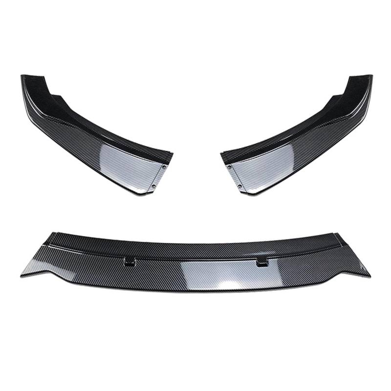 Auto-Frontspoiler Für 2 Serie F22 F23 220i 218i 228i 225d 220d 218d 2014-2021 Auto Front Stoßstange Lip Splitter Spoiler Protector Körper Kit Auto Frontspoiler Lippe(Carbon Style) von CAIDIS