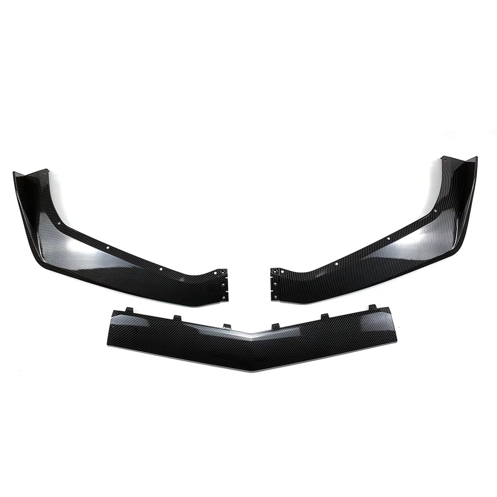 Auto-Frontspoiler Für 2014-2019 Für Chevrolet Für Corvette C7 Ändern Stoßstange ZR1 Stil Spoiler Splitter Body Kit Auto Vorderen Stoßfänger Lip Auto Frontspoiler Lippe(Glossy Black) von CAIDIS