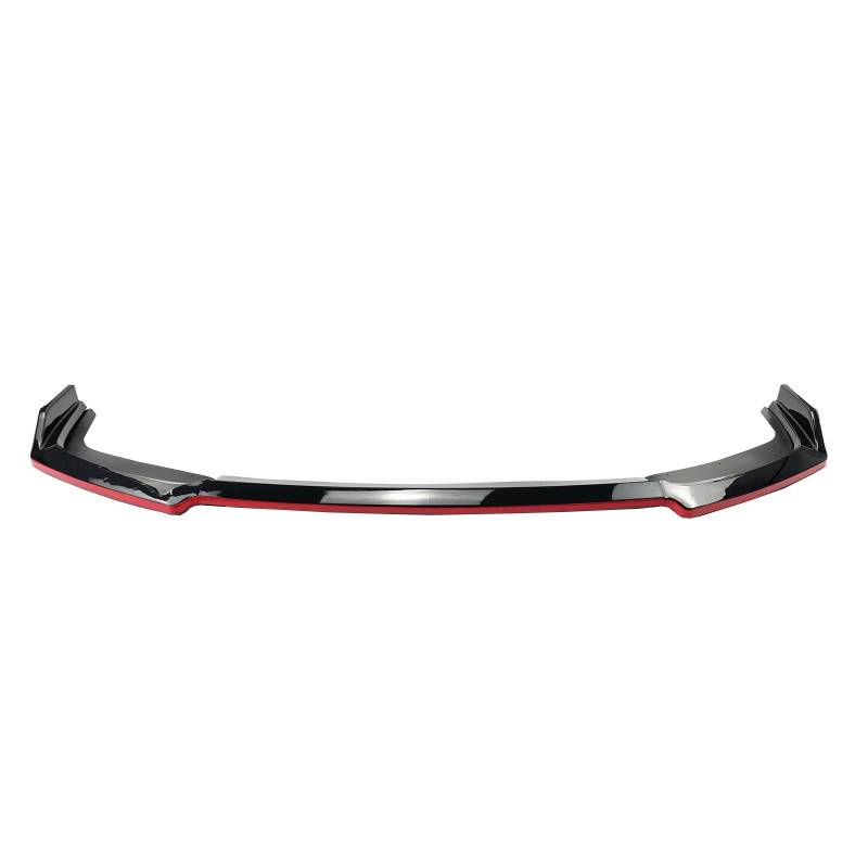 Auto-Frontspoiler Für 2016-2021 Für Civic 10. FK7 Fließheck SI 2 & 4 Tür Auto Frontschürze Lippe TYP R Stil Spoiler Splitter Glänzend Schwarz Auto Frontspoiler Lippe(Black Red) von CAIDIS