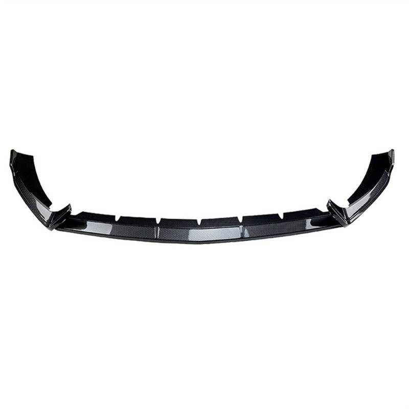 Auto-Frontspoiler Für Benz S213 E-Klasse 2020-2023 E200 E300 E450 Glänzend Schwarz Oder Carbon Fiber Look Spoiler Body Kit Auto Frontspoiler Lippe(Carbon Look) von CAIDIS