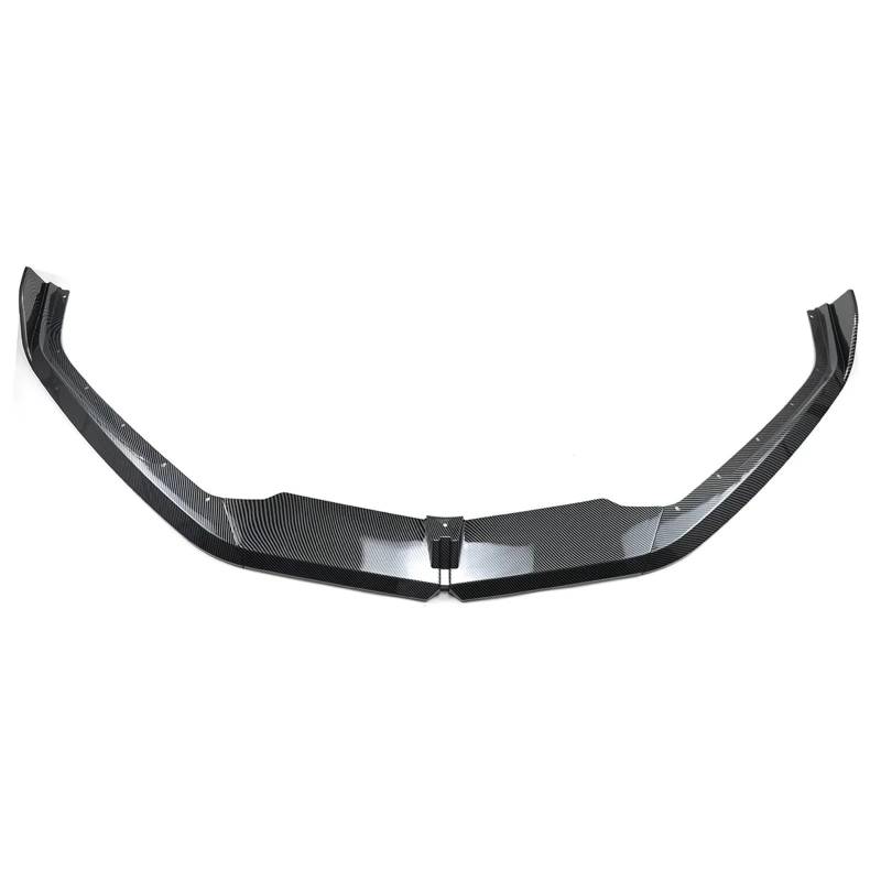 Auto-Frontspoiler Für Chevrolet Für Corvette C8 2020-2023 Auto Vorderen Stoßfänger Lip Diffusor Splitter Spoiler Carbon Faser Stil Glänzend Schwarz Auto Frontspoiler Lippe(Carbon Style) von CAIDIS