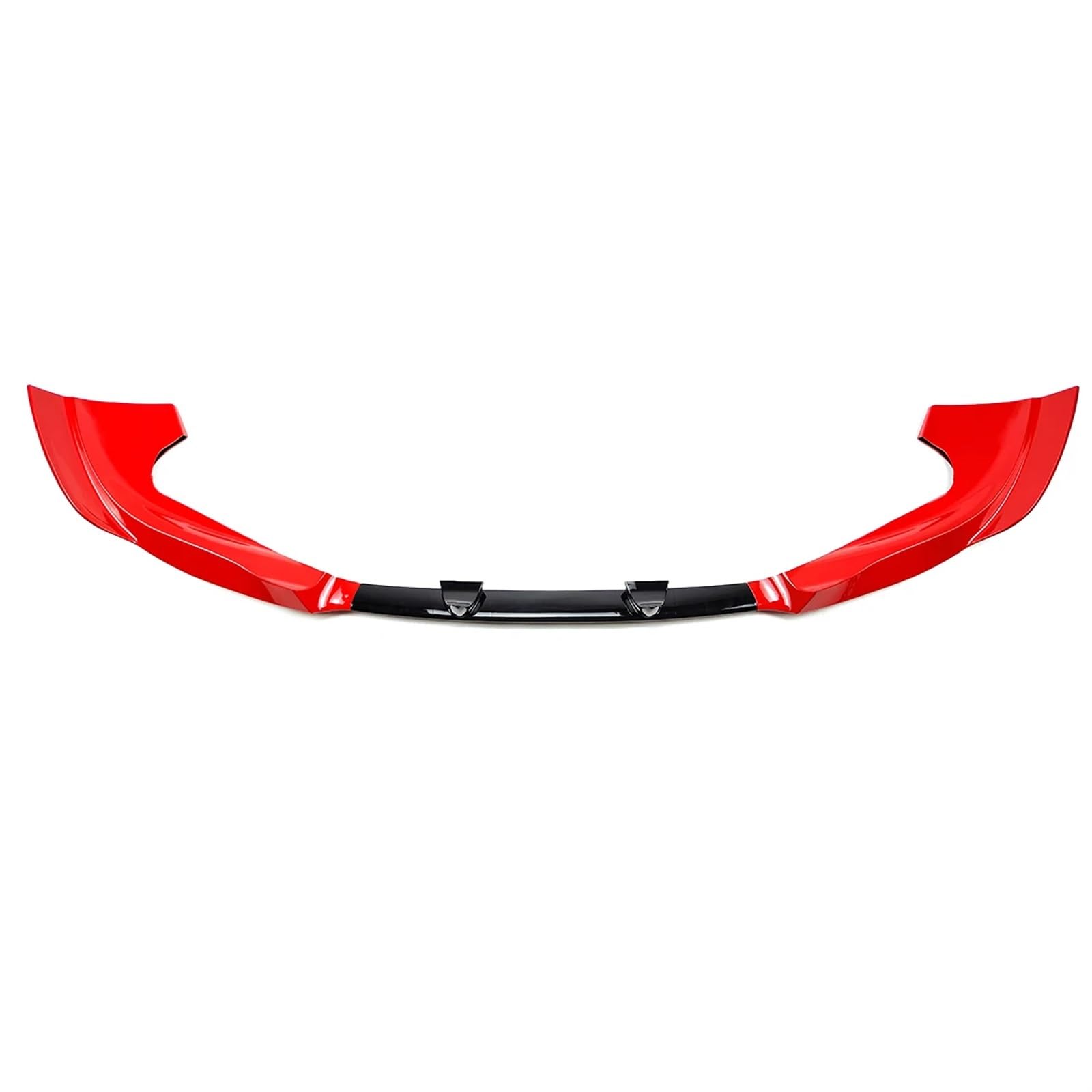 Auto-Frontspoiler Für Jeep Für Grand Für Cherokee Für SRT 2012-2016 Für SRT8 Auto Front Stoßstange Lip Splitter Spoiler Carbon Faser Stil Body Kit Auto Frontspoiler Lippe(Red Black) von CAIDIS