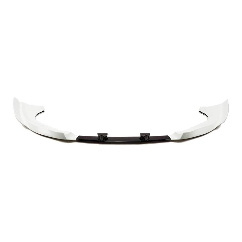 Auto-Frontspoiler Für Jeep Für Grand Für Cherokee Für SRT 2012-2016 Für SRT8 Auto Front Stoßstange Lip Splitter Spoiler Carbon Faser Stil Body Kit Auto Frontspoiler Lippe(White Black) von CAIDIS