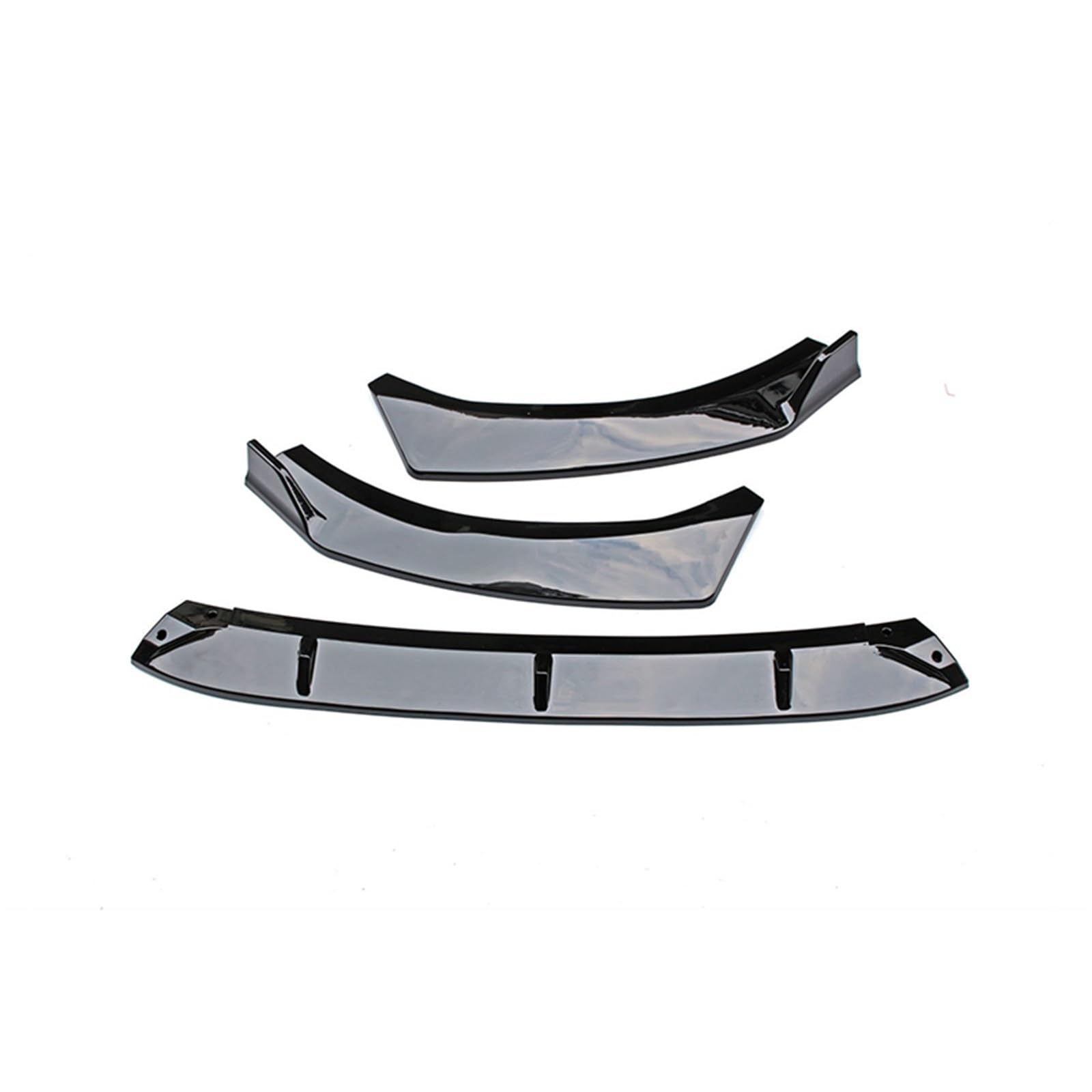 Auto-Frontspoiler Für KIA Für K5 2020-2021 Auto Frontstoßstange Lip Spoiler Seitensplitter Body Kits Guards Deflektor Diffusor Schutzteile Auto Frontspoiler Lippe(Glossy Black) von CAIDIS