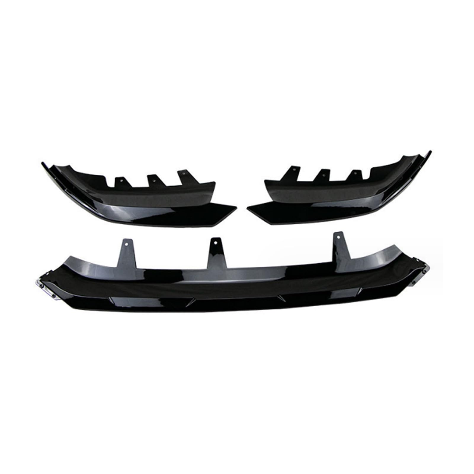 Auto-Frontspoiler Für X1 IX1 U11 2022-2024 MP Style Auto Frontstoßstange Lip Spoiler Diffusor Splitter Body Kit Schürzen Abdeckung Schutzverkleidung Auto Frontspoiler Lippe(Glossy Black) von CAIDIS