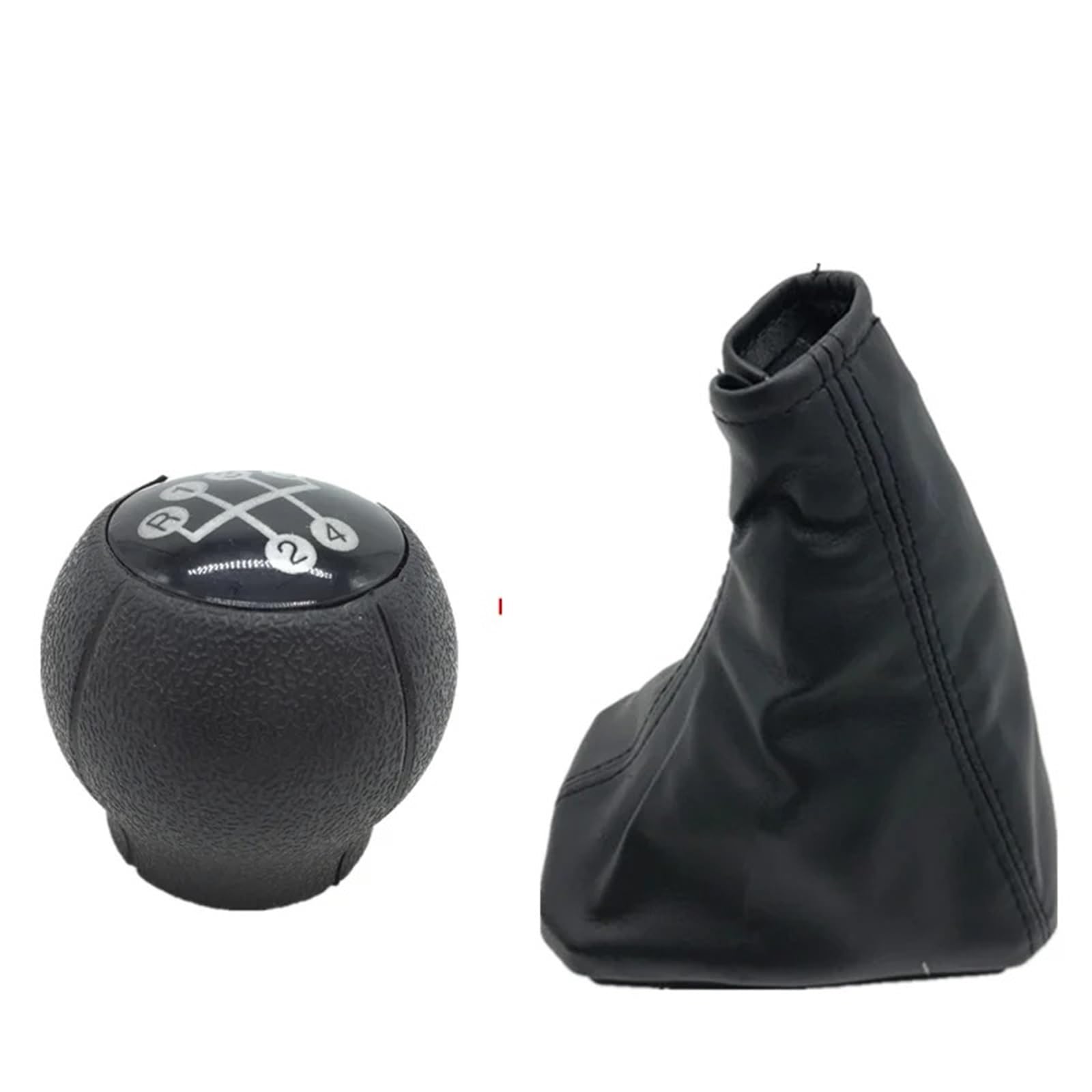 Auto Schaltkopf Knauf Für OPEL Für Corsa C Für TIGRA B Für Combo C Auto Schaltknauf Hebel Gamasche Boot Auto Parkplatz Handbremse Griffe Fall Schalthebelkopf(2Pcs Gear Knob Cover) von CAIDIS