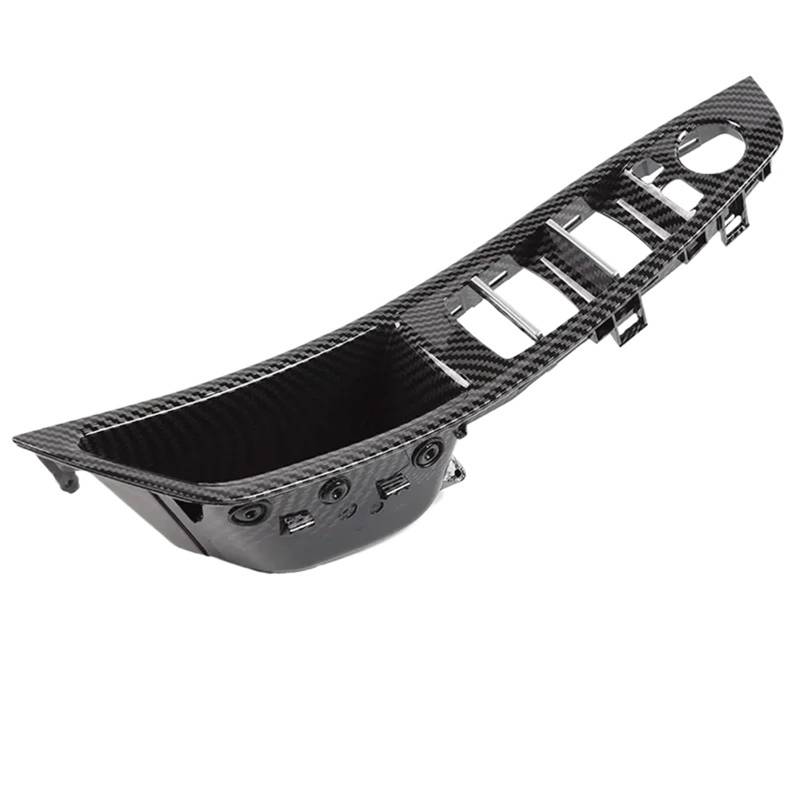 Auto Türgriff Innen Für 5 Series F10 F11 F18 520 523 Vordertür Inner Griff Innentür Panel Fahrersitz Schalter Rahmen Aufbewahrungsbox Abdeckung Auto Innentürgriff(LHD Carbon Fiber) von CAIDIS