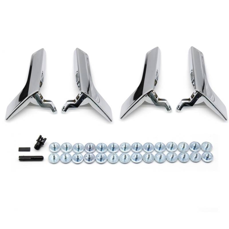 Auto Türgriff Innen Für Benz W204 C Klasse C180 C200 C300 GLK 2008-2015 2piece/4piece Auto Innen Tür Öffnung Griff Kit Ersatz Auto Innentürgriff(Polished 2pairs) von CAIDIS