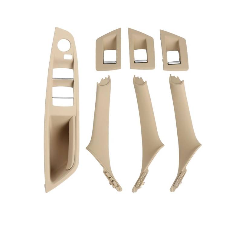 Auto Türgriff Innen Für F10 F11 5 Serie 2010 2011 2012 2013 2014 2015 2016 2017 Auto Innen Tür Griff Trim Fenster Schalter Panel Griff Set Auto Innentürgriff(LHD Beige) von CAIDIS