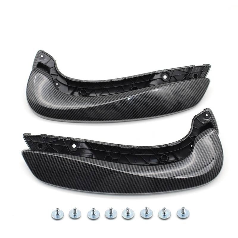 Auto Türgriff Innen Für Megane 3 MK3 Für Fluence 2008-2016 186011772 197012651 Innen Auto Vorne Links Rechts Tür Pull Griff Ersatz Kit Auto Innentürgriff(Carbonfiber 4piece) von CAIDIS