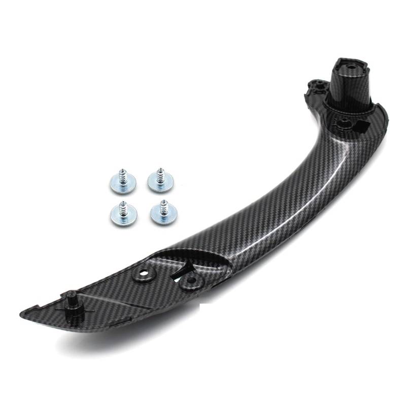 Auto Türgriff Innen Für Megane 3 MK3 Für Fluence 2008-2016 809540001R 809600007R Carbon Faser Schwarz Innen Auto Vorne Links Rechts Tür Griff Auto Innentürgriff(Inner Handle-Cabon R) von CAIDIS