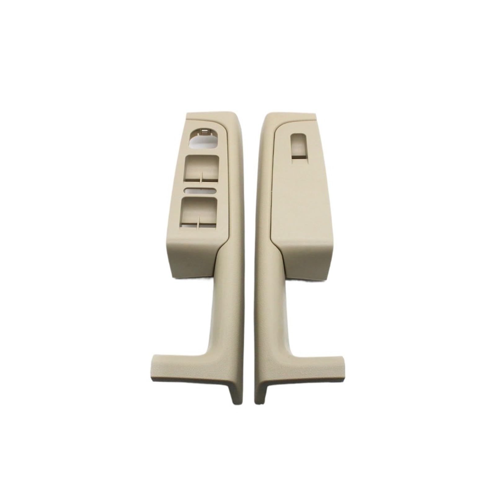 Auto Türgriff Innen Für Skoda Für Superb 2008-2013 3TD867157 2/4piece Auto Vorne Hinten Innen Tür Griff Armlehne Rahmen Schalter Bedienfeld Trim Auto Innentürgriff(2piece-Beige) von CAIDIS