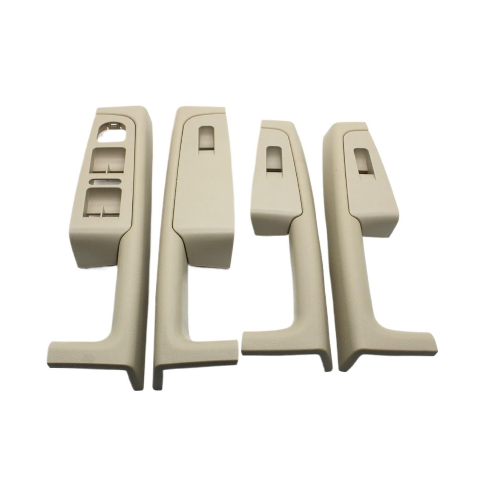 Auto Türgriff Innen Für Skoda Für Superb 2008-2013 3TD867157 2/4piece Auto Vorne Hinten Innen Tür Griff Armlehne Rahmen Schalter Bedienfeld Trim Auto Innentürgriff(4piece-Beige) von CAIDIS