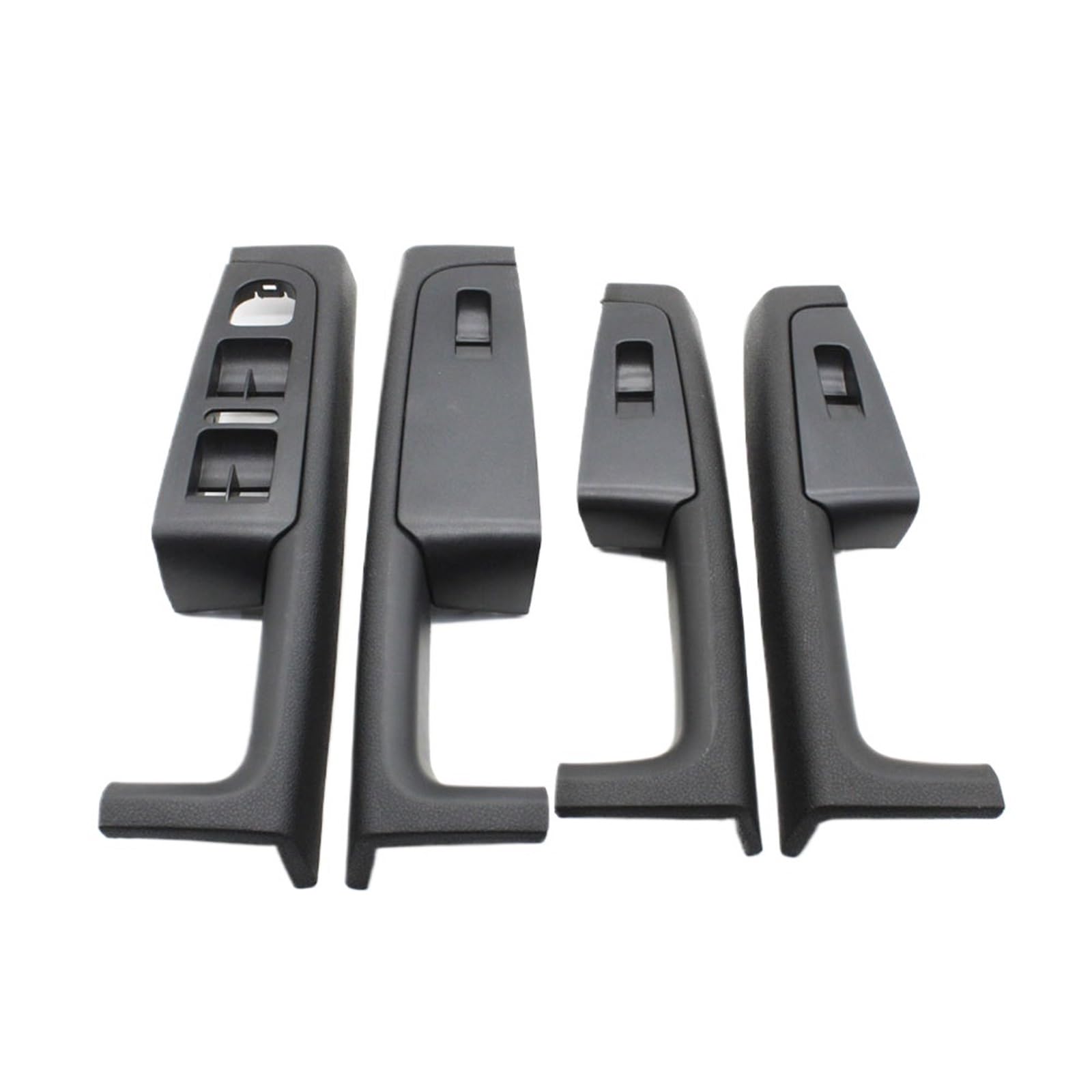 Auto Türgriff Innen Für Skoda Für Superb 2008-2013 3TD867157 2/4piece Auto Vorne Hinten Innen Tür Griff Armlehne Rahmen Schalter Bedienfeld Trim Auto Innentürgriff(4pieceBlack) von CAIDIS