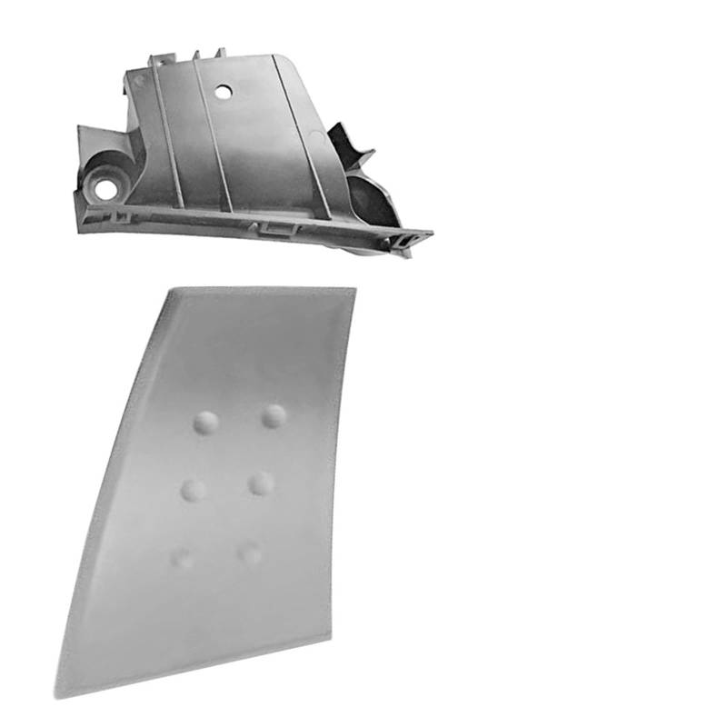 Auto Türgriff Innen Für Toyota Für Aygo 2005-2014 Auto Grau Inner Griff Abdeckung Tür Schnalle Hand Abdeckung Tür Armlehne Basis Auto Innentürgriff(LH Cover and Base) von CAIDIS