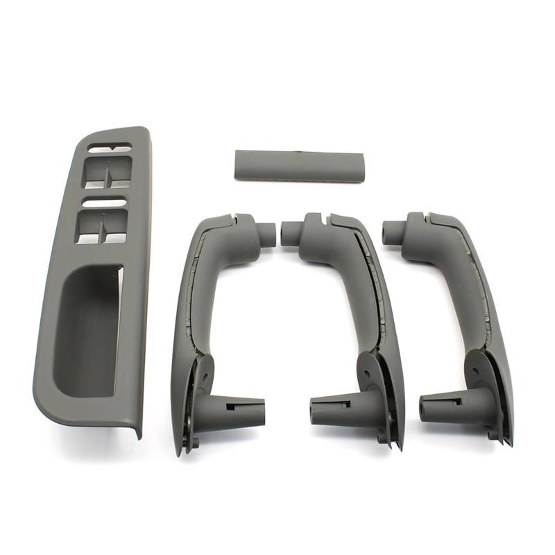 Auto Türgriff Innen Für VW Für Bora Für Golf 4 MK4 Für Jetta 1999-2004 LHD Carbon Fiber Vorne Hinten Links Rechts Türgriff Set Ersatz Auto Innentürgriff(Gray 8pcs) von CAIDIS