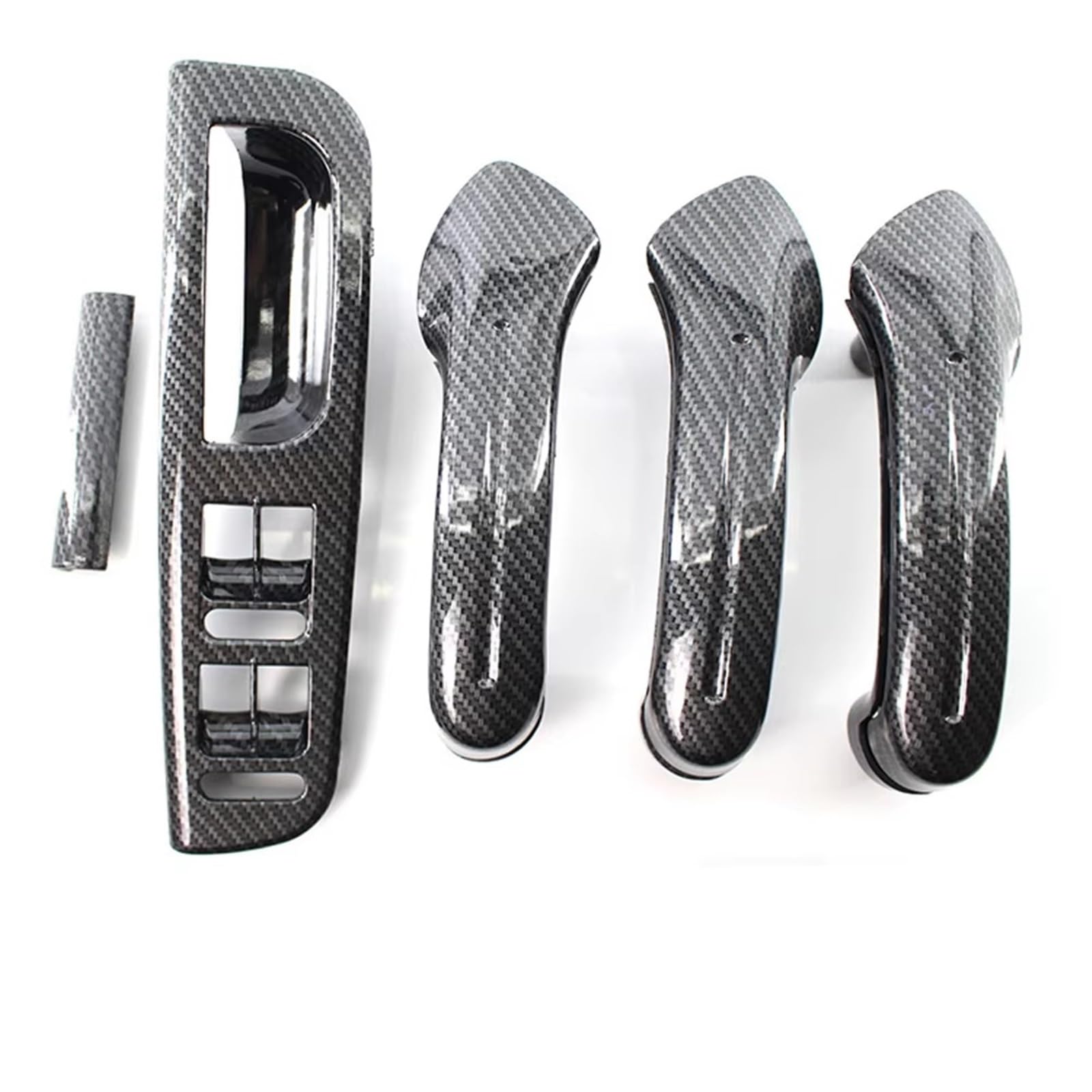 Auto Türgriff Innen Für VW Für Jetta Für Golf MK4 1998 1999 2000 2001 2002 2003 2004 2005 Carbon Faser Farbe Innen Tür Griff Armlehne Auto Innentürgriff von CAIDIS