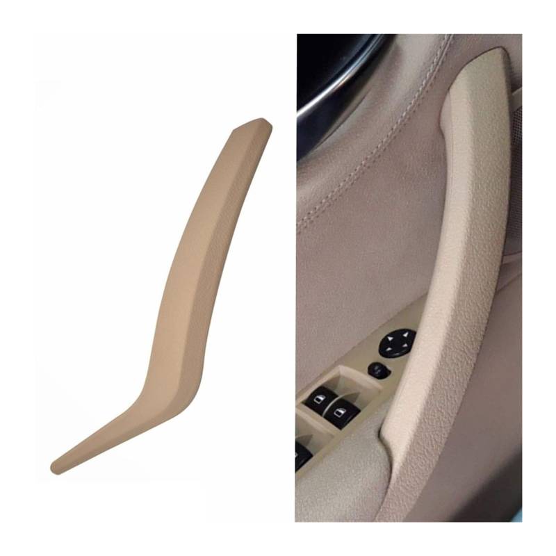 Auto Türgriff Innen Für X1 E84 2010 2011 2012 2013 2014 2015 2016 Set Auto Innen Griff Innen Tür Armlehne Panel Pull Trim Abdeckung Auto Innentürgriff(Beige-Left) von CAIDIS