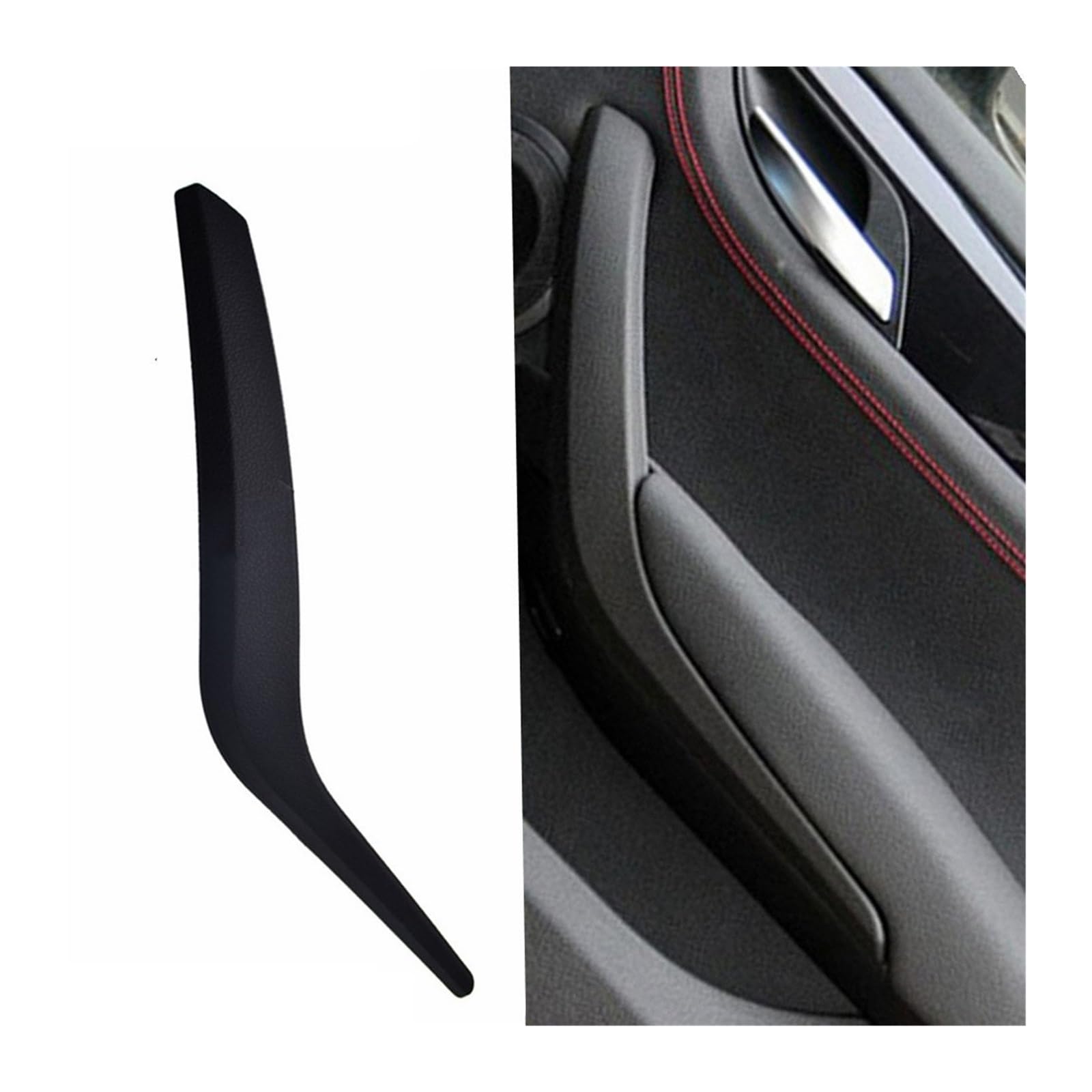 Auto Türgriff Innen Für X1 E84 2010 2011 2012 2013 2014 2015 2016 Set Auto Innen Griff Innen Tür Armlehne Panel Pull Trim Abdeckung Auto Innentürgriff(Black Right) von CAIDIS