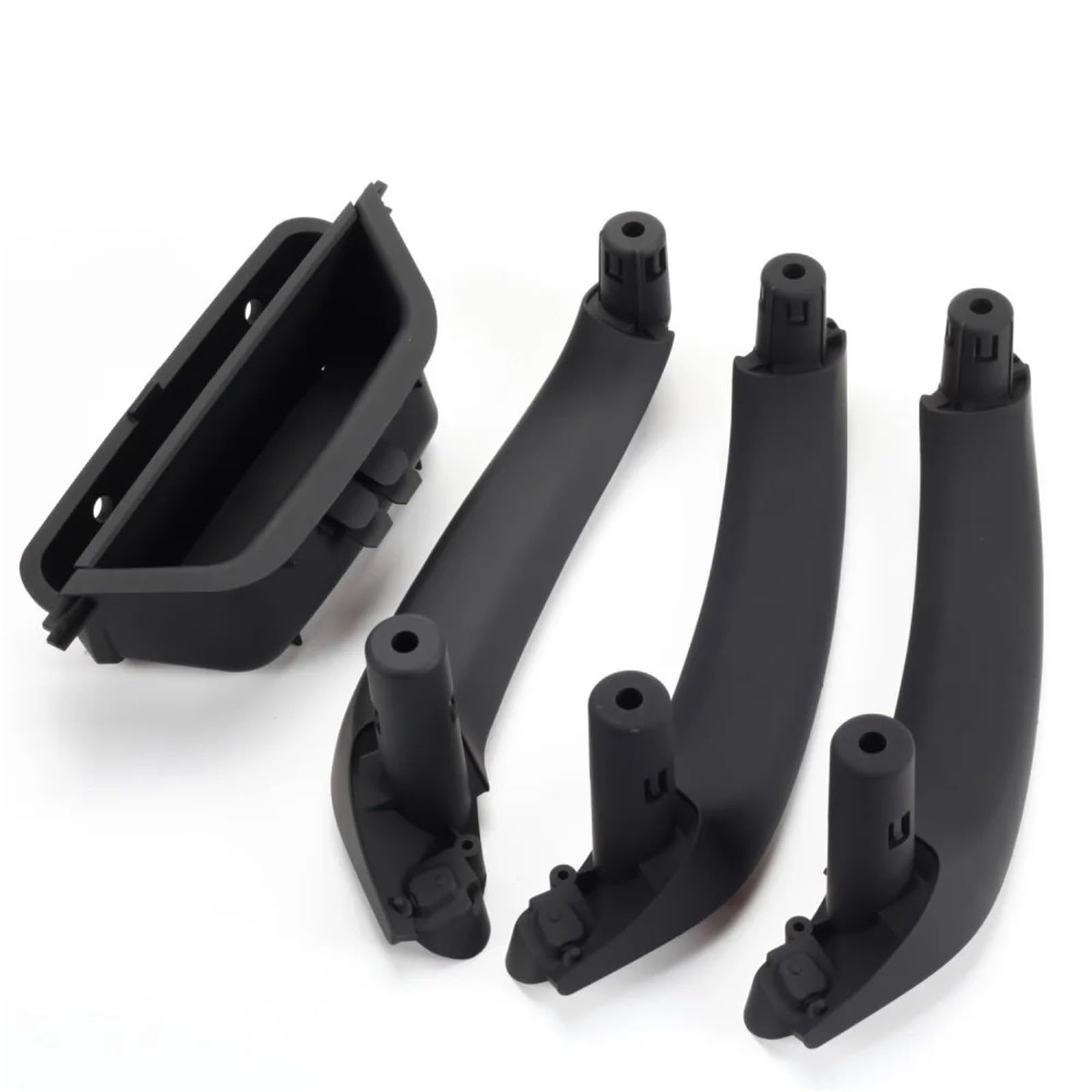 Auto Türgriff Innen Für X3 X4 F25 F26 2010-2016 LHD RHD Auto Vorne Links Tür Inner Griff Pull Trim Tür Innen Panel Griff 51417250307 Auto Innentürgriff(LHD 4PCS Black) von CAIDIS