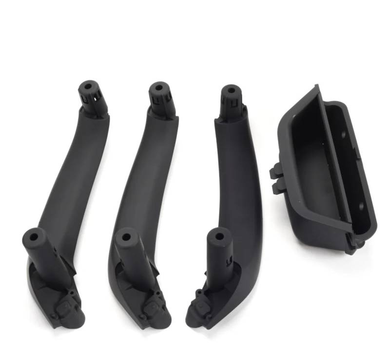 Auto Türgriff Innen Für X3 X4 F25 F26 2010-2016 LHD RHD Auto Vorne Links Tür Inner Griff Pull Trim Tür Innen Panel Griff 51417250307 Auto Innentürgriff(RHD 4PCS Black) von CAIDIS