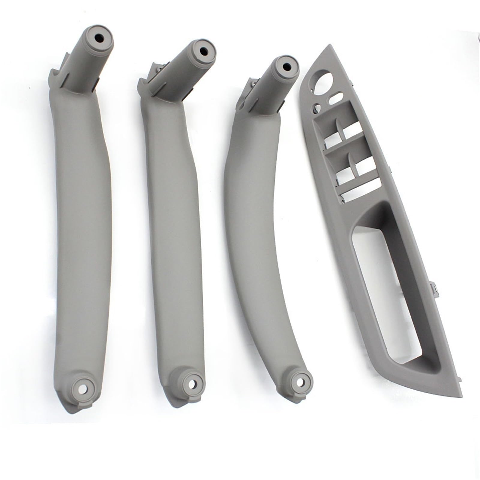 Auto Türgriff Innen Für X5 X6 E70 E71 E72 2007-2013 4piece Kit LHD RHD Innere Fahrer Tür Fenster Schalter Armlehne Abdeckung Pull Griff Ersatz Auto Innentürgriff(Gray RHD 4piece) von CAIDIS