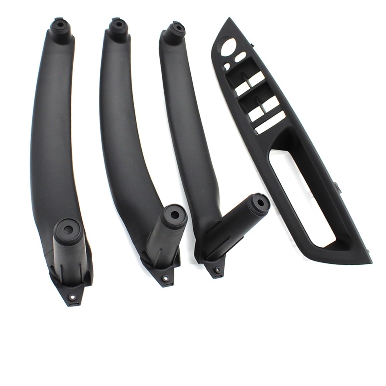 Auto Türgriff Innen Für X5 X6 E70 E71 E72 2007-2013 Verbesserte LHD RHD Auto Innen Tür Pull Griff Innere Armlehne Panel Abdeckung Ersatz Auto Innentürgriff(RHD Black Set) von CAIDIS