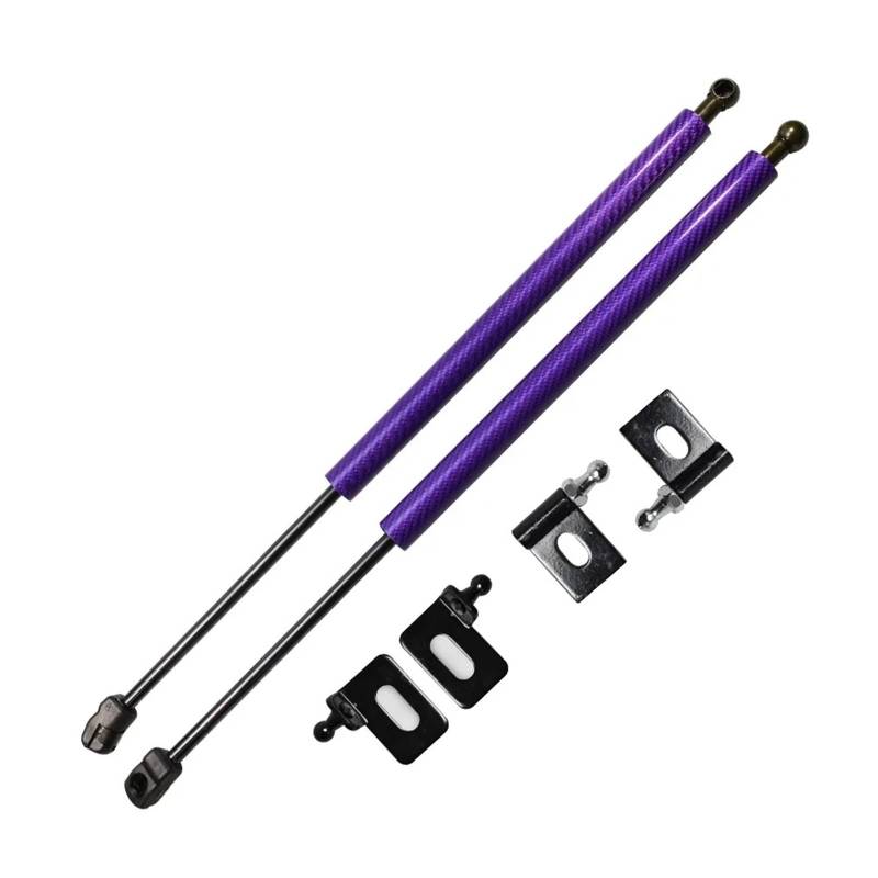 CAIDIS Gasfeder Dämpfer Motorhaube Für Integra (Serie DB6-DB9, DC1-DC2, DC4) 1994-2001 Front Hood Bonnet Gas Streben Shock Dämpfer Stange Gasfeder Motorhaube(Carbon Fiber Purple) von CAIDIS