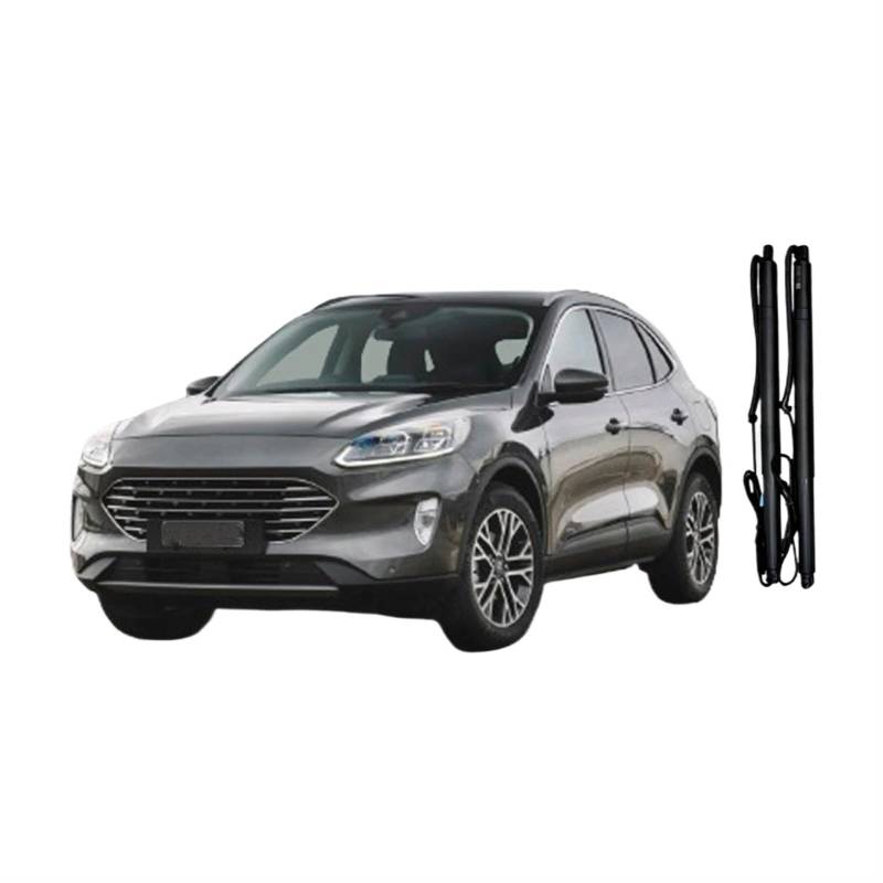 Gasfeder Heckklappe Für Ford Für Kuga Für Escape 2020+ Power Heckklappe Struts Auto Kofferraum Boot Deckel Shock Lift Unterstützung Stange Elektrische Heckklappe Kit Heckklappendämpfer(With kick senso von CAIDIS