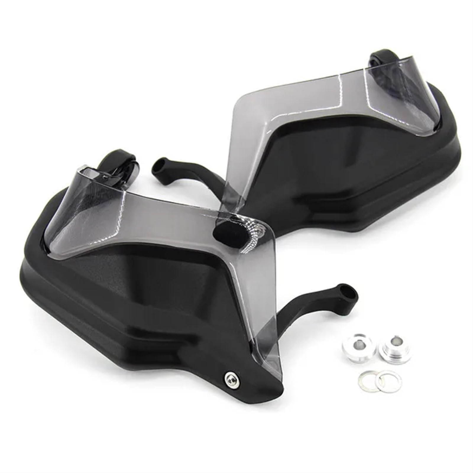 Handprotektoren Motorrad Für Italika V200 V 200 Motorrad Handschutz Schild Handschutz Verlängerung Protector Windschutzscheibe Lenker Handprotektoren(Set-Smoky Grey) von CAIDIS