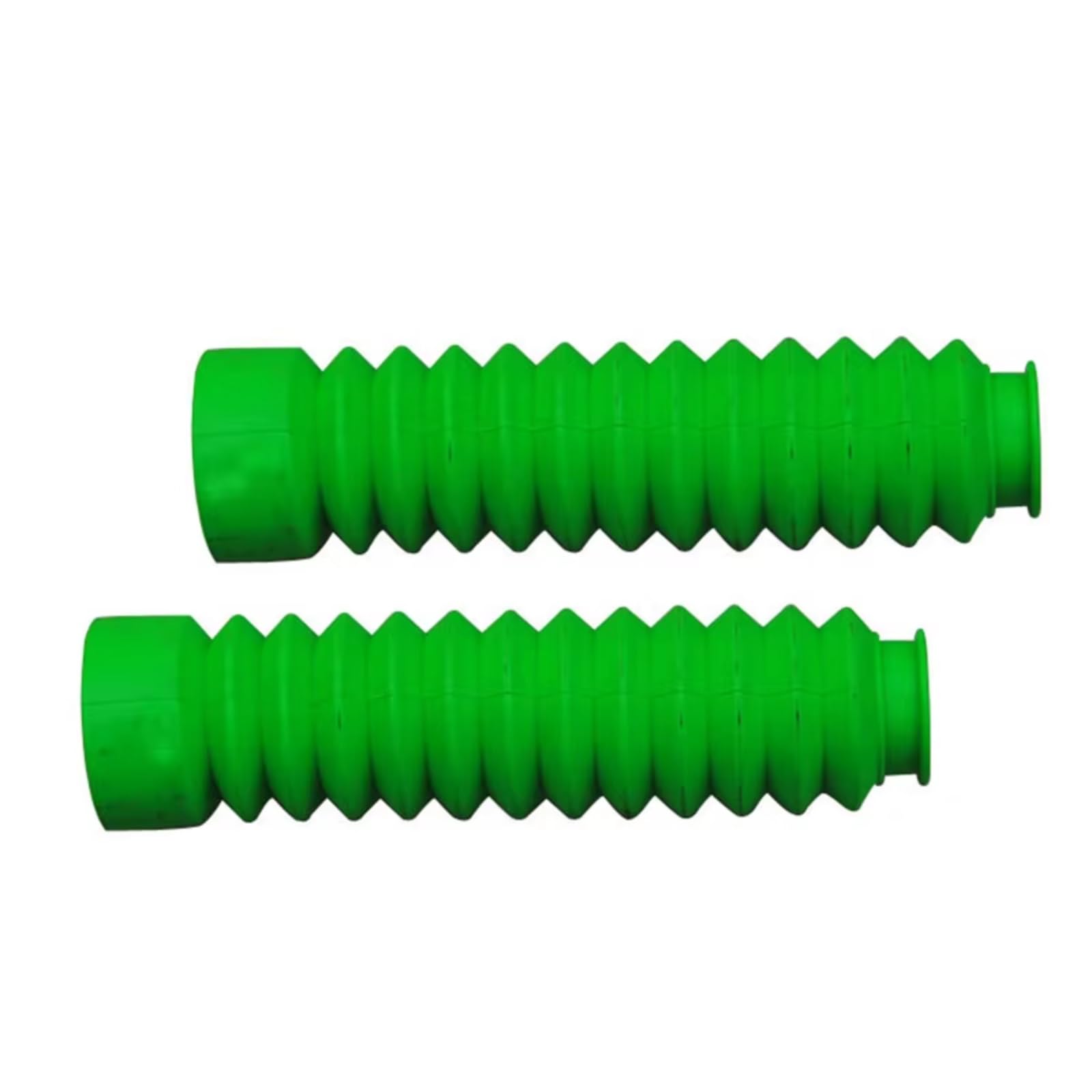 Motorrad Stoßdämpfer 2 Stücke Universal Motorrad Gummi Schutz Motorrad Gabel Abdeckung Schutz Staub Abdeckung Gamaschen Boot Schock Protector Stoßdämpfer(Green) von CAIDIS