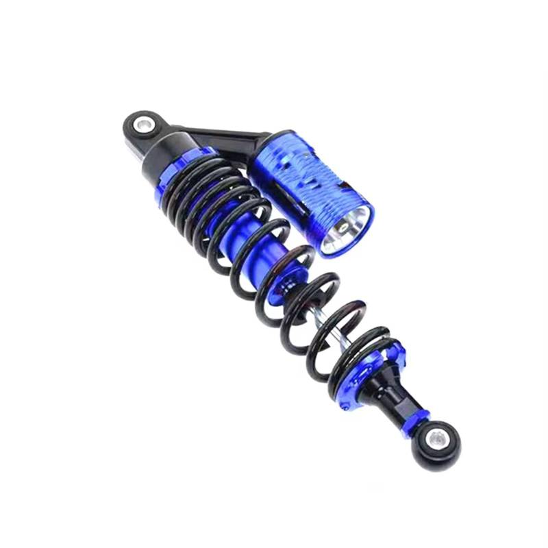 Motorrad Stoßdämpfer 320mm 340mm Motorrad Hinten Air Stoßdämpfer Hinten Suspension Für Kawasaki Roller ATV Quad Stoßdämpfer(320mm Blue Round) von CAIDIS