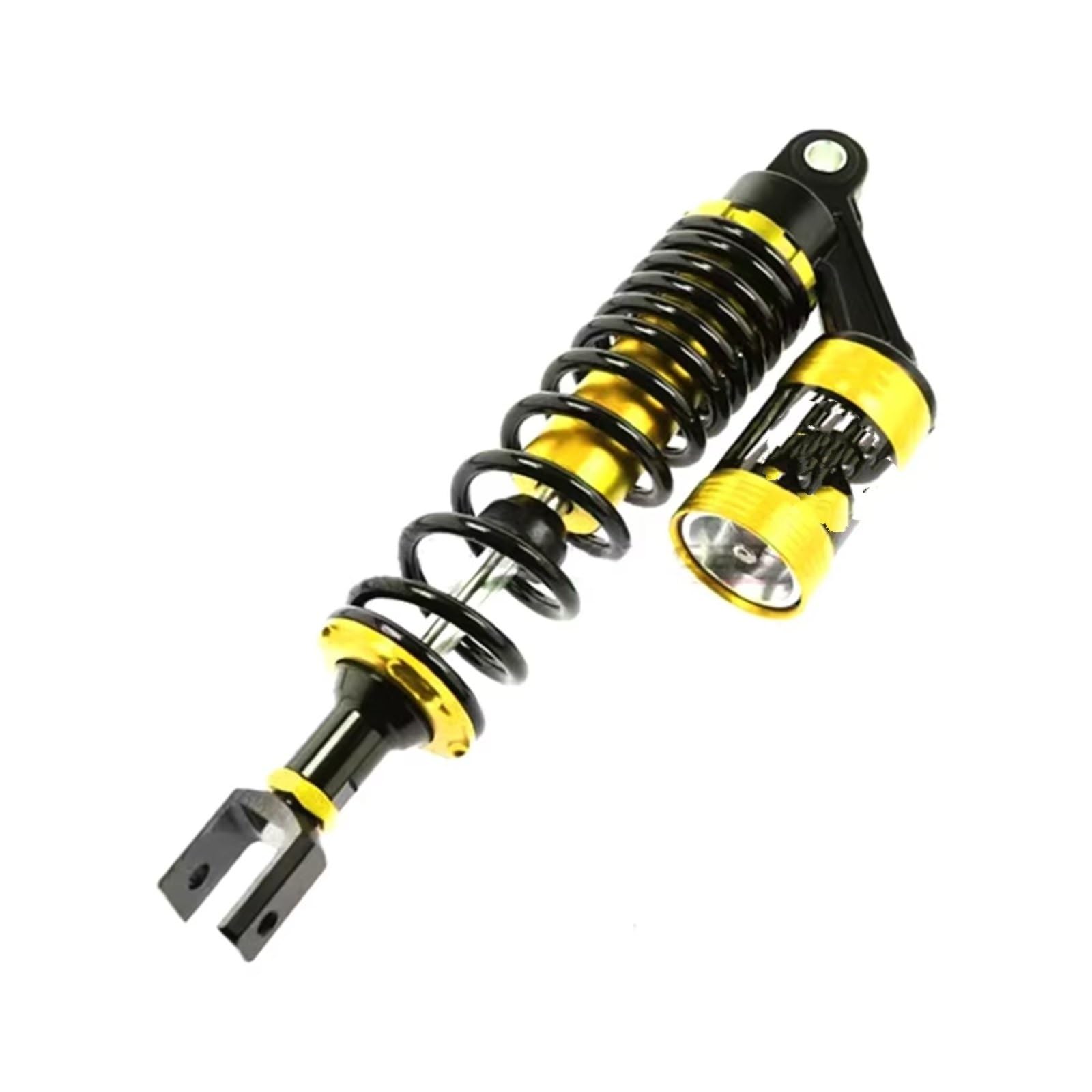 Motorrad Stoßdämpfer 320mm 340mm Motorrad Hinten Air Stoßdämpfer Hinten Suspension Für Kawasaki Roller ATV Quad Stoßdämpfer(320mm Gold Fork) von CAIDIS