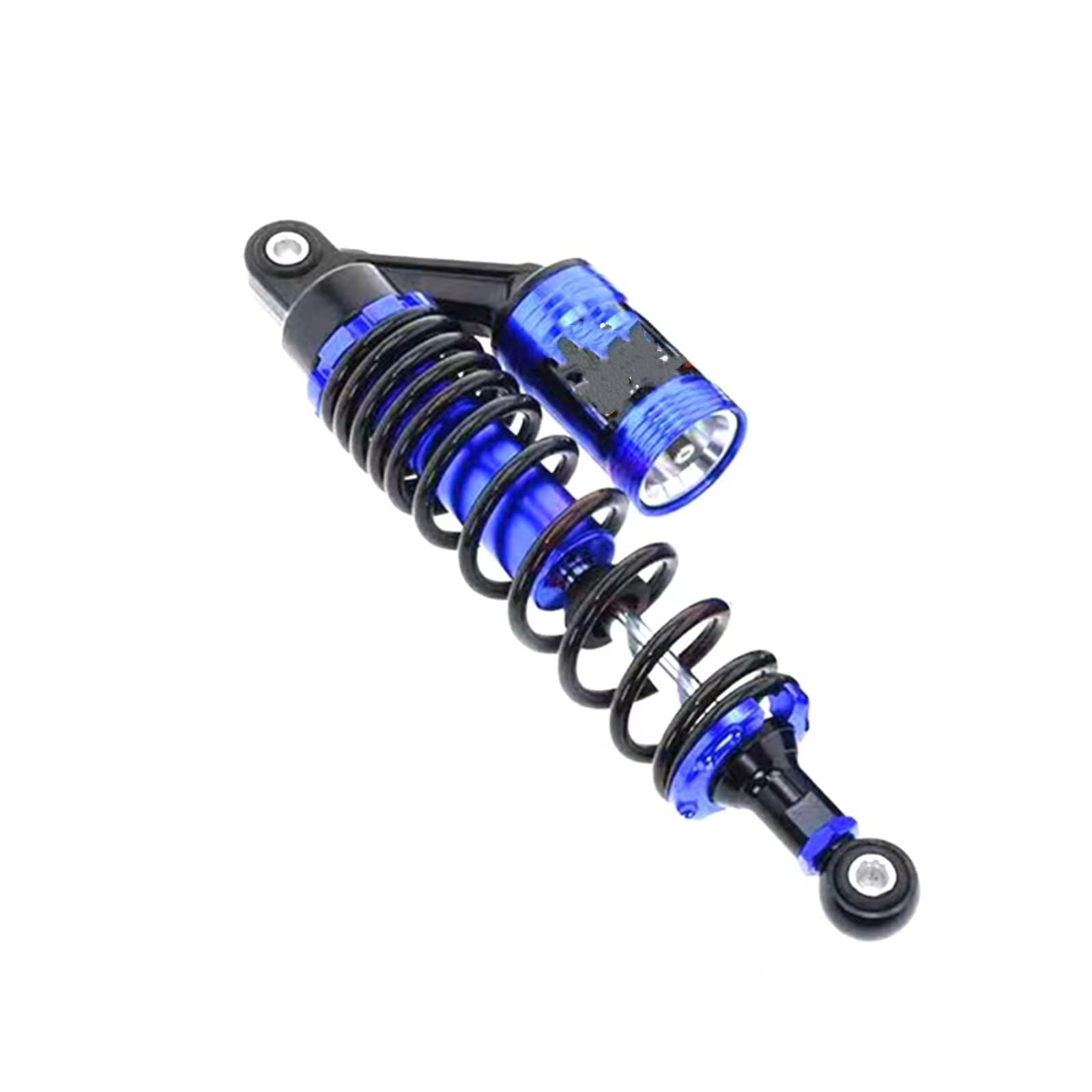 Motorrad Stoßdämpfer 320mm 340mm Motorrad Hinten Air Stoßdämpfer Hinten Suspension Für Kawasaki Roller ATV Quad Stoßdämpfer(340mm Blue Round) von CAIDIS