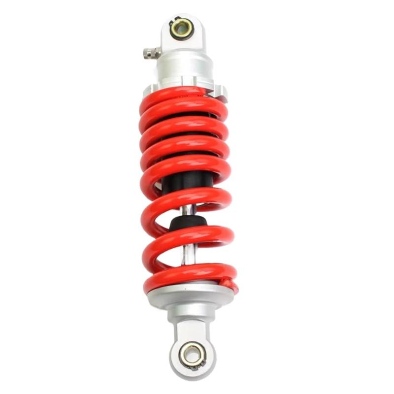 Motorrad Stoßdämpfer Für Grom Für MSX125 Motorrad Mitte Stoßdämpfer Suspension Dämpfer Hinten Sitz Für 230 250 270 280 290mm Stoßdämpfer(Red Silver 250mm) von CAIDIS