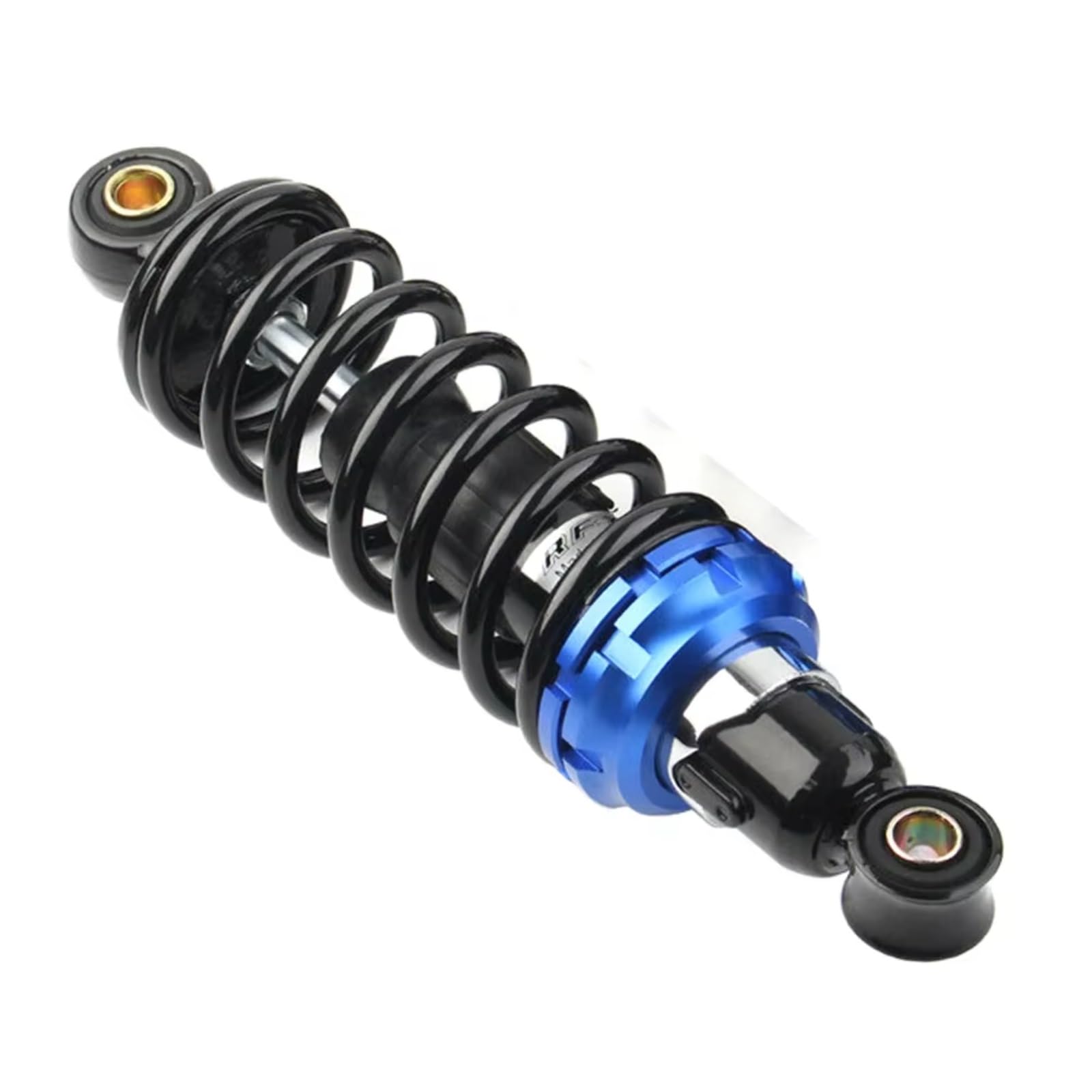 Motorrad Stoßdämpfer Motorrad Roller Hinten Stoßdämpfung Hydraulisch Modifizierte Teil 230mm 260mm Stoßdämpfer Stoßdämpfer(Black blue 230mm) von CAIDIS