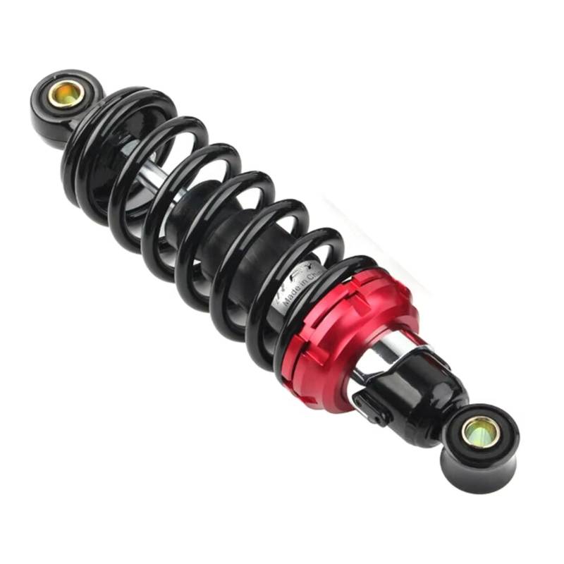 Motorrad Stoßdämpfer Motorrad Roller Hinten Stoßdämpfung Hydraulisch Modifizierte Teil 230mm 260mm Stoßdämpfer Stoßdämpfer(Black red 230mm) von CAIDIS