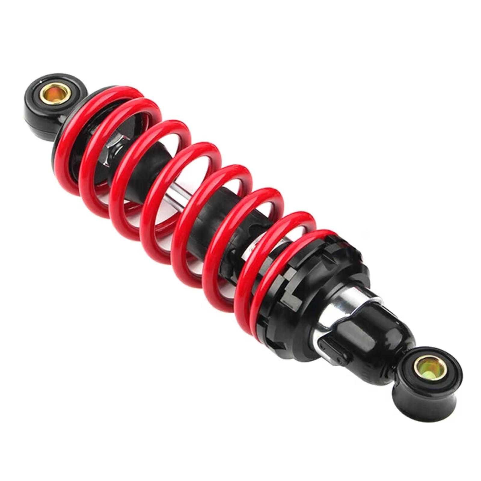 Motorrad Stoßdämpfer Motorrad Roller Hinten Stoßdämpfung Hydraulisch Modifizierte Teil 230mm 260mm Stoßdämpfer Stoßdämpfer(Red black 230mm) von CAIDIS