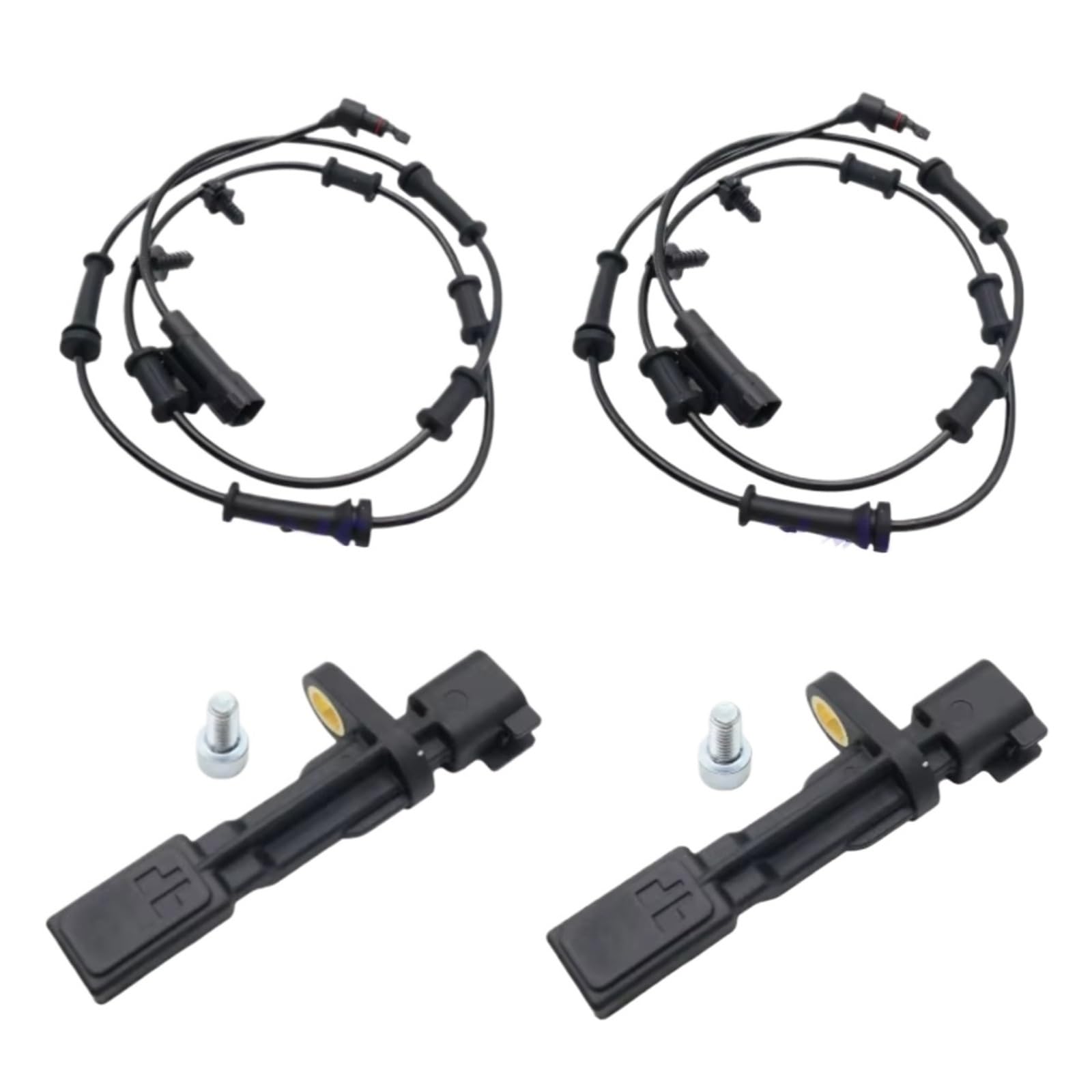 Raddrehzahlsensor Für Ford Für Fiesta MK5 V 2001-2010 Vorne Links/Rechts ABS Rad Geschwindigkeit Sensor 2S612B372AD 2S61 2B372 AD Auto Ersatzteile Sensor Raddrehzahl(2X (1F 1R)) von CAIDIS