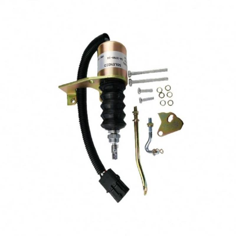 24V Magnetventil für Kraftstoffabsperrung SA-3799-24 Compatible with D-E-U-T-Z B0/SCH 1751ES RSV CAIJUN-AUTO von CAIJUN-AUTO